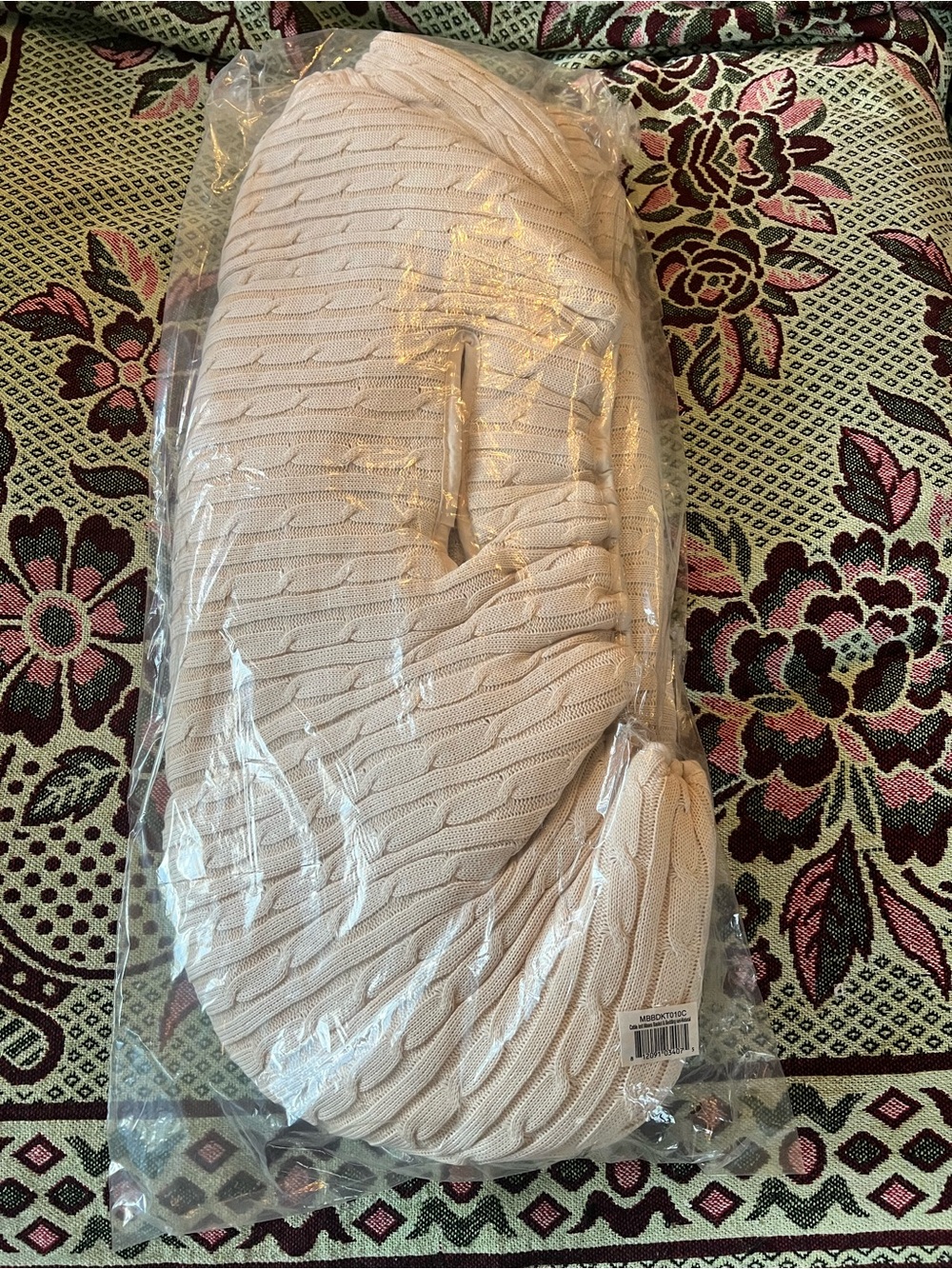 Cable Knit Moses Basket & Bedding Set